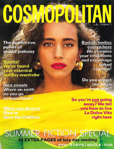British Cosmopolitan Cover of Leta