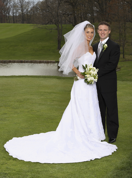wedding couple photographed in Morris County, NJ by steve landis, photographer